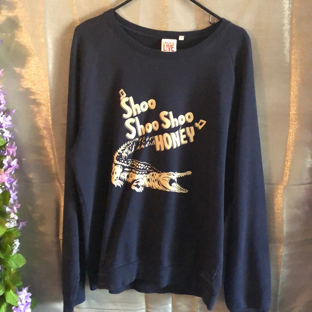 Navy Blue Lacoste Sweater